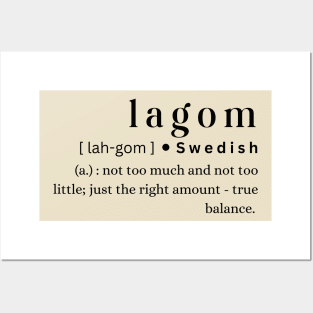 Lagom Posters and Art